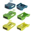 Battery Adapter Holder with Type C USB Fast Charging Port for 40V Belt Buckle Battery Pack Holder Carriers