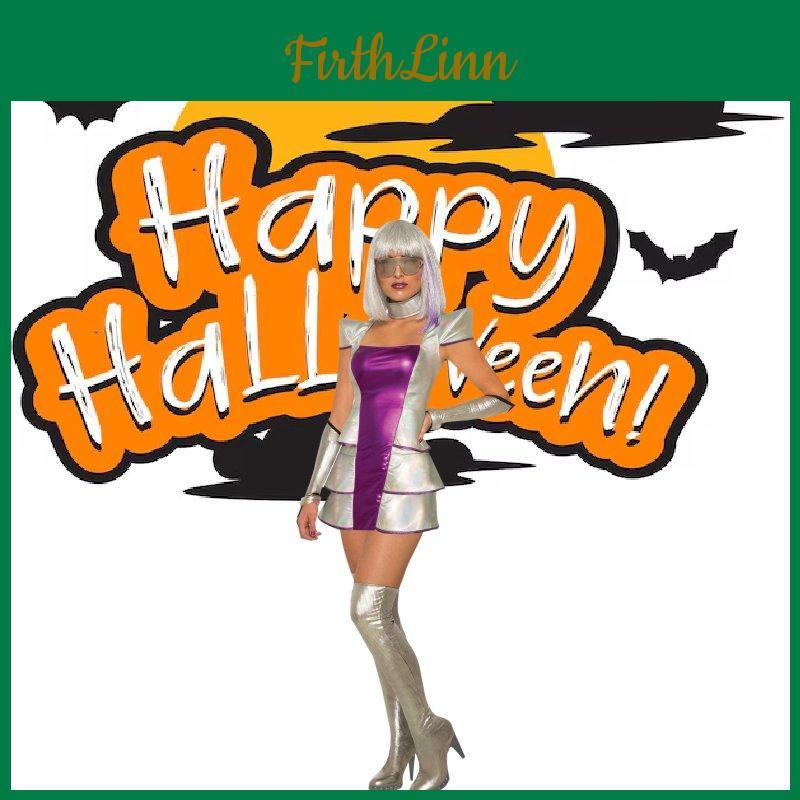 Módní dámský kostým mimozemšťana astronauta ze smíšené tkaniny pro Halloween a Cosplay akce