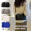 [MaRowsm] Women's Shoulder Bag, Mini Bag, Made by Top-Quality Artisans, Solid Color (White)