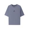 Round Neck Soft Loose Comfortable Quick-Dry T-Shirt Unisex Tops L226U006-05WB