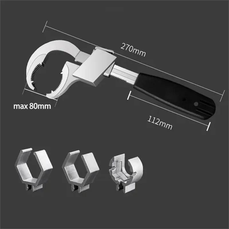 Adjustable Kit Bathroom Accessories Complete Accessories Wrench Shower Heads Set Universal Double End Faucet Sink Repair Tools