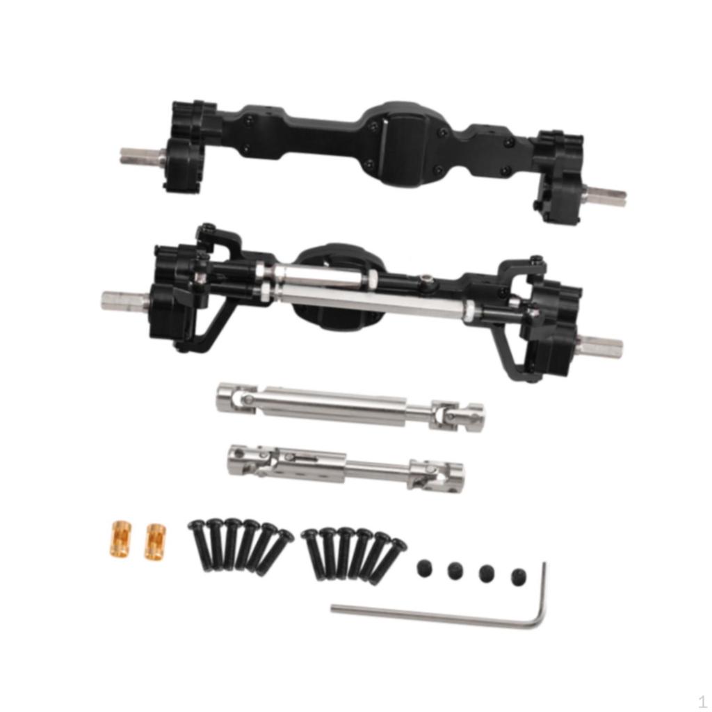 Bridge Shaft Complete Set, Metal Front Rear Axle Assembly Set for C8815 1:10 Scale RC Hobby Car