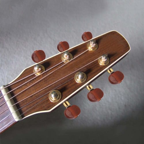 Vbestlife Guitar Tuning Pegs, Set of 3 Pairs, Durable, Accurate, and Versatile, Includes Screws, Bushings, and Ferrules, Gold Tuning Pegs for Acoustic