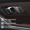 Car Styling 3D Alloy Metal Motorcycle Audio Decorative Stickers Silver For VW Touran Beetle Golf Passat Jetta Polo Bora Lavida