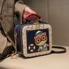 New Simple and Fashionable Cat Box Bag with Large Capacity Handheld Sweet Cross Shoulder Bag