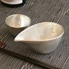 Sake Cup and Sake Carafe Set by Nousaku, Made of 100% Pure Tin.