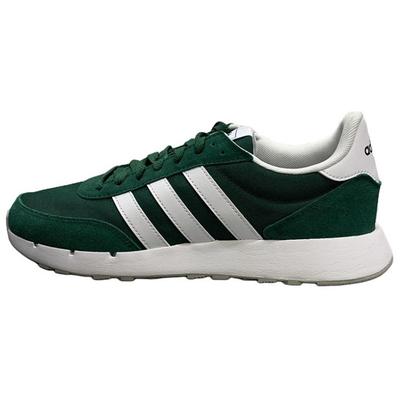 Run 60s 2.0 Rutschfest Abriebfest Niedrig geschnitten Freizeit Laufschuhe Unisex Grün Weiß JQ3928