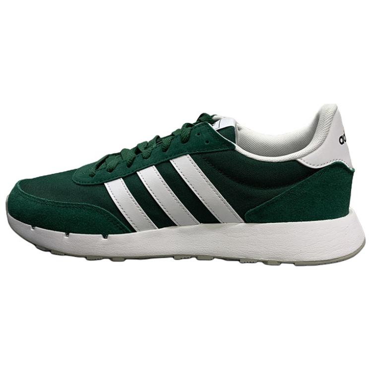 Adidas Run 60S 2.0 Comfortable Versatile Non-Slip Durable Low-Top Casual Running Shoes Unisex Sneakers Green White JQ3928