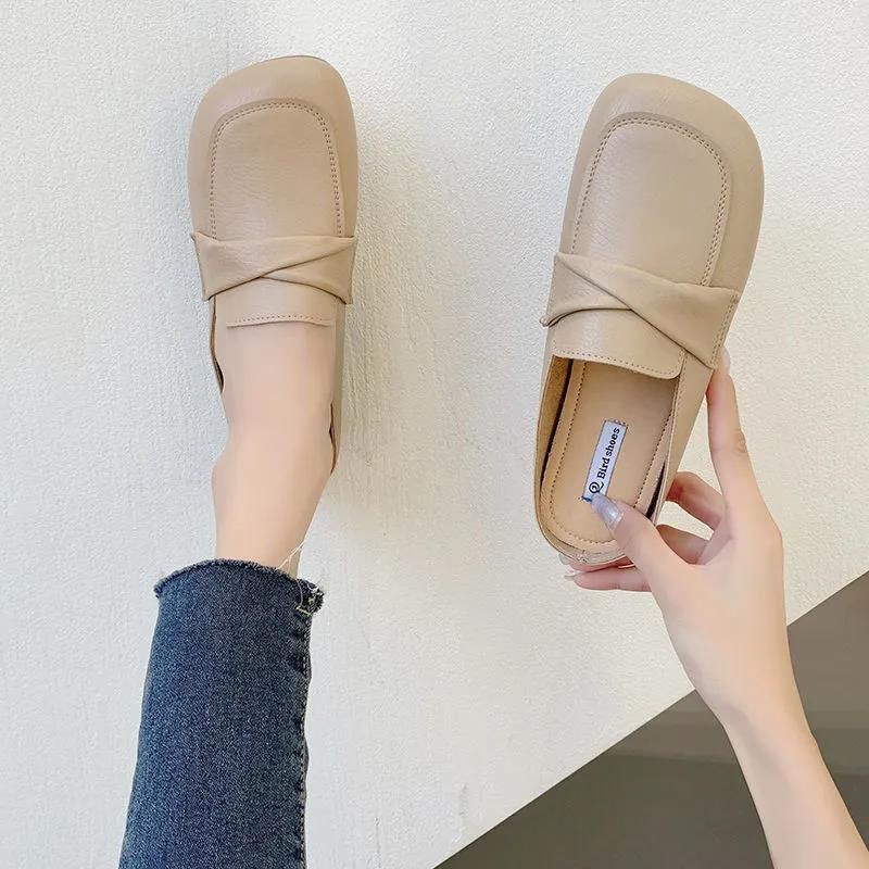 Baotou Half Slippers Women Wear Korean Version Casual Super Fire Soft Sole Versatile Lazy Summer Sandals Breathable Half Drag Single Shoes