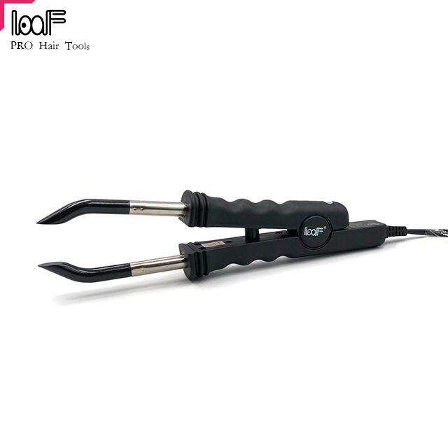 LOOF Schneller Hitzeschmelzgerät für Haarverlängerungen mit konstanter Temperatur, 618 Zange, Clips, Europäische & Amerikanische Stecker