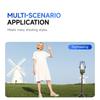 Wireless Remote Operated Selfie Stick Desk Tripod Featuring Quick Open Button and Six Section Extendable Design