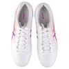 Asics Ds Light Series Comfortable Fit Ag (Rubber Short Studs) Kangaroo Leather Soccer Shoes Men Soccer Shoes White Purple 1103A032104