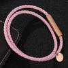 Pink Leather Bracelets For Women Fashion Charms Wrap Bracelets Fashion Costume Jewellery