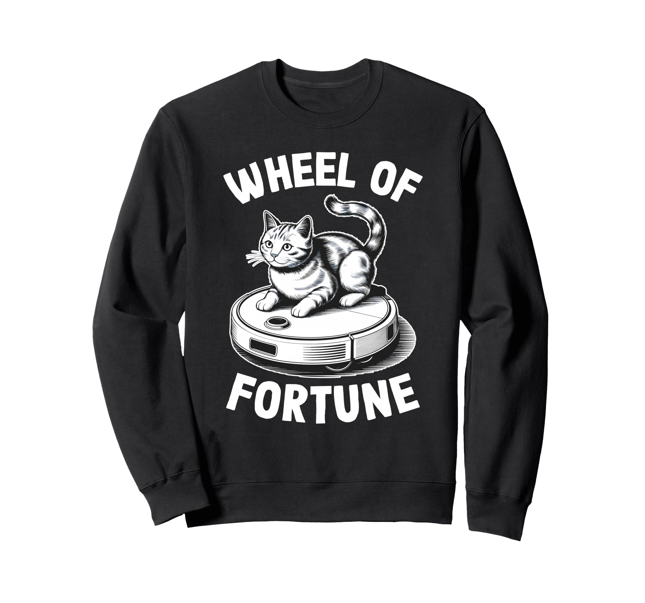 Wheel of Fortune Robot Vacuum Cleaner Funny Cat Trainer