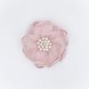 5Pcs 3D Beaded Center Chiffon Artificial Flowers for DIY Sewing Garment Patch Photo Prop Party Decoration