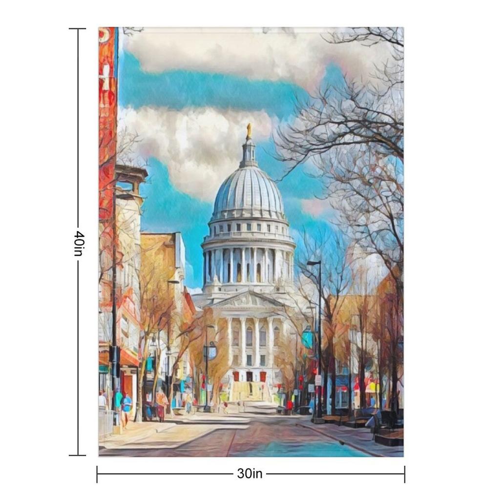 Madison Wisconsin Decke Mittwoch Bett Mode Mode Sofas Dekorative Sofadecken