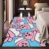 O-Opanchu Cute U-Usagi Floor Mat Anti-slip Absorb Water Long Strip Cushion Bedroon Mat Alfombra