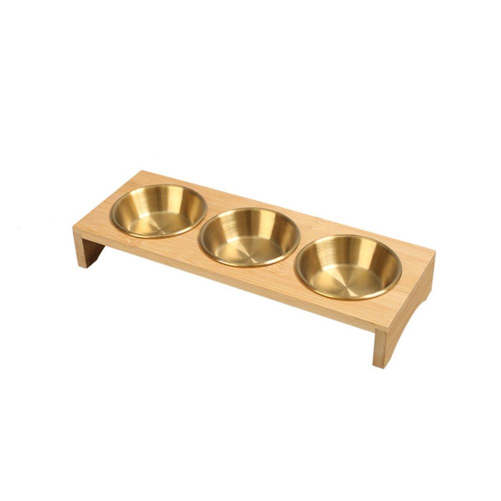 2/3 Grids Dipping Bowl Stainless Steel Seasoning Tray Durable Condiment Container  Restaurant
