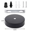 Black Silver Bronze Ceiling Plate Wall Sconce Mount Diy Light Fittings Lamp Base Vintage Pendant Lamp 100*20Mm Disc Base