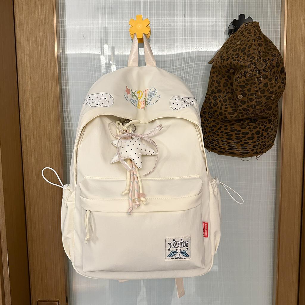 Schoolbag new junior high school high school college student schoolbag ins versatile sweet high value backpack commuting backpack