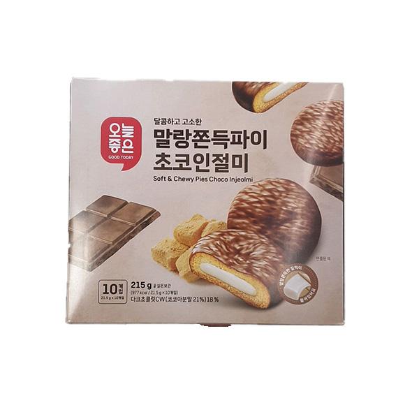 Today Good Soft & Chewy Pie Choco Injeolmi 21.5 x 10ea One thing