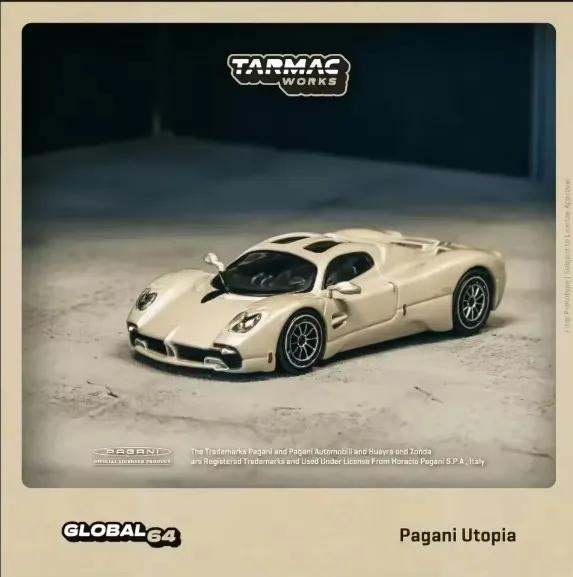 TW In Stock 1:64 Pagani Utopia Rinascimento Diecast Car Model Collection Toys Tarmac Works