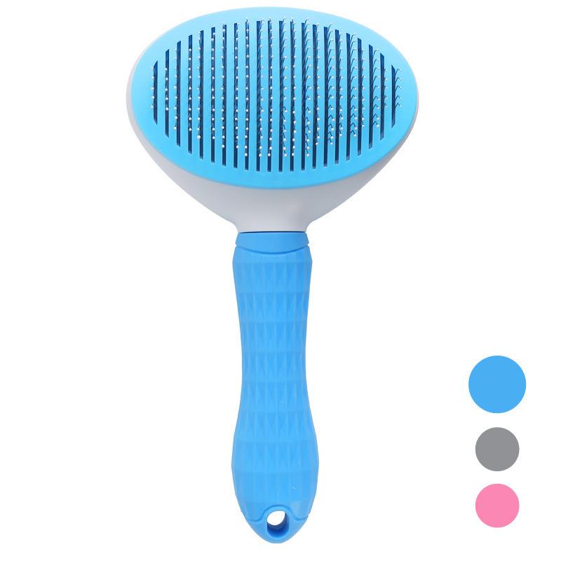 Dog Comb Pet Hair Removal Brush Cats and Dogs Special Comb Beauty Massage Self-cleaning Needle Comb Pet Supplies