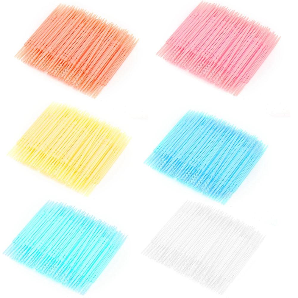 100pcs Bag Double Head Teeth Cleaning Toothpick Oral Care Floss Pick Toothpick