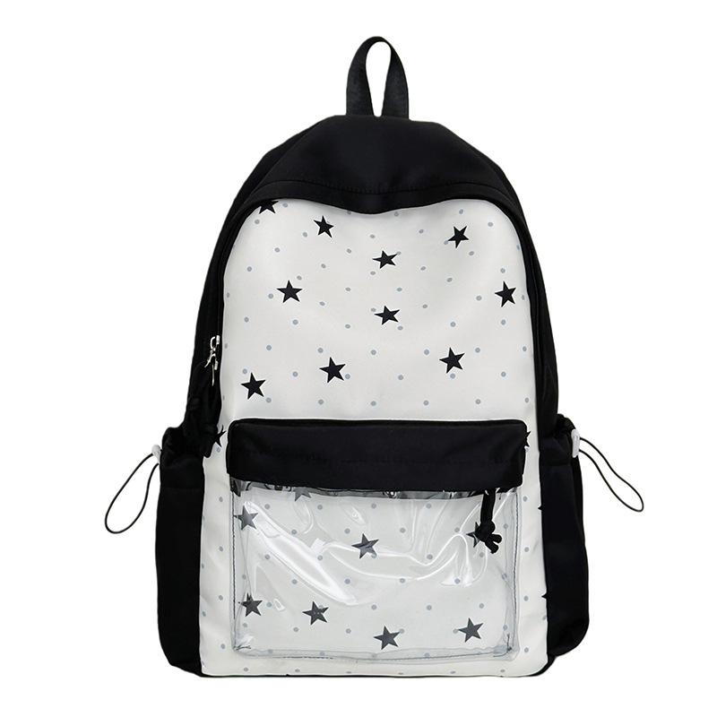 Schoolbag Japanese high-value fresh and sweet cute star backpack 1011 new junior high school students lightweight travel backpack