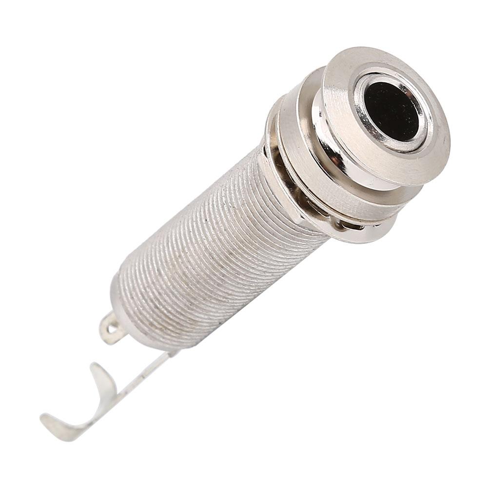 1Celsius4inch Cylinder   Threaded End Pin Output   Socket for Electric Guitar Bass (Gold)