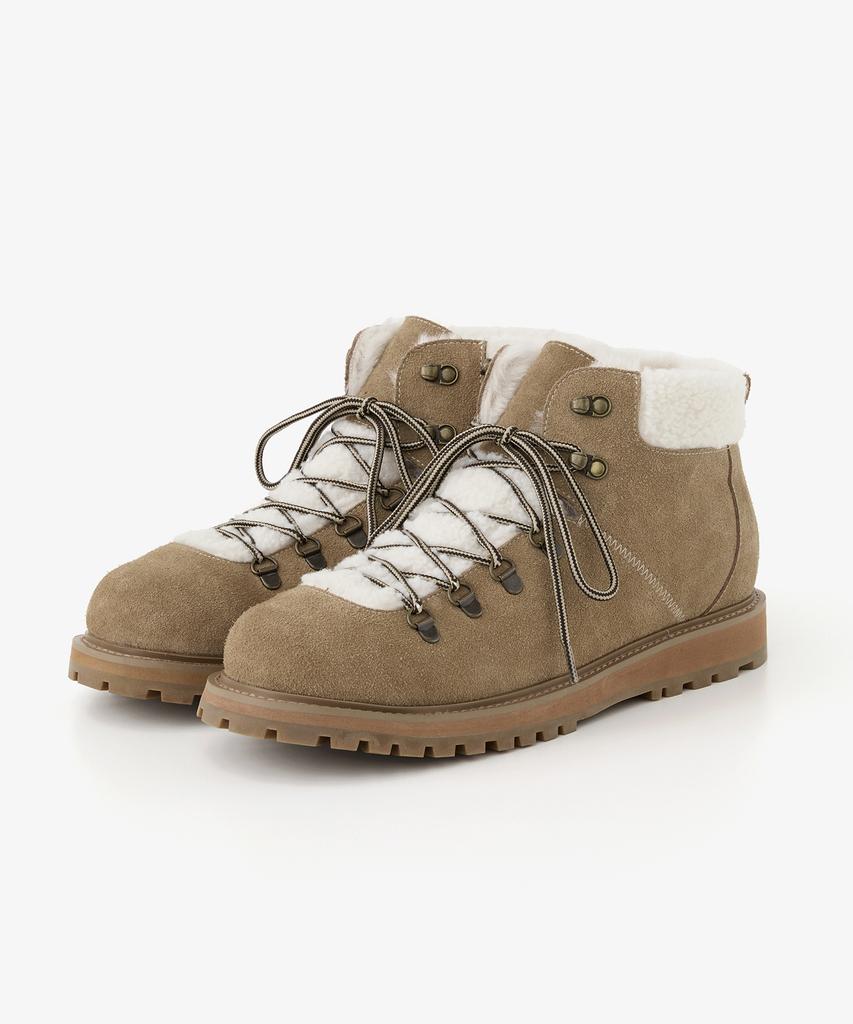 Romantic Move Mountain Winter Boots R25U101 (Beige Suede)
