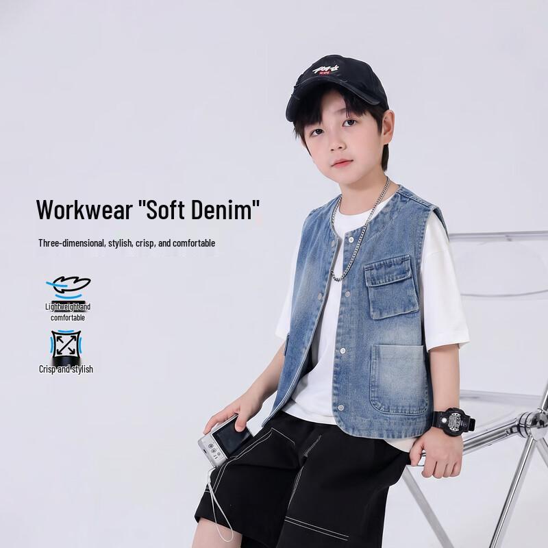 YOYO Fairy Tale Boys  Denim Vest 150