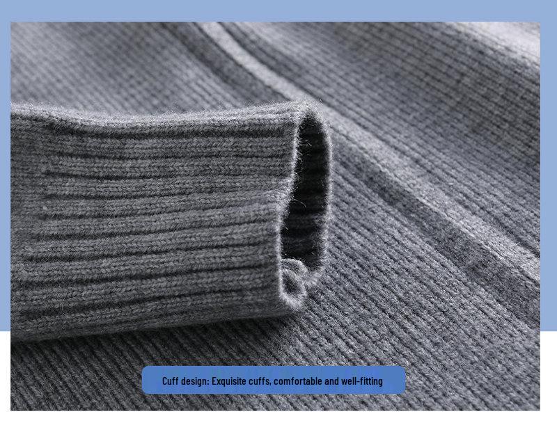 Autumn 2023 Men's Stand-up Collar Knit Cardigan