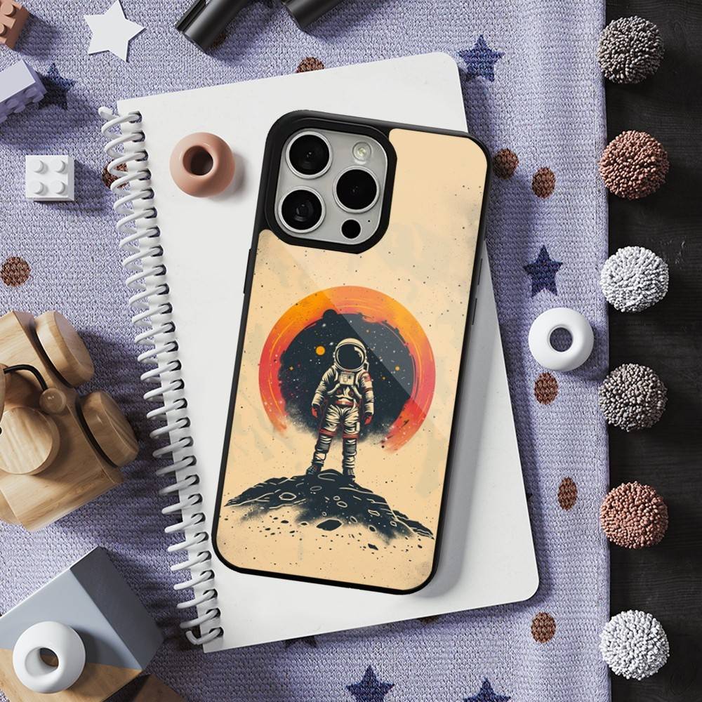 Cute Cartoon Astronaut For iPhone 15,Mini,13,12,Pro,16,17,Max,11,14,Plus,For Magsafe,Magnetic Wireless Charging Case