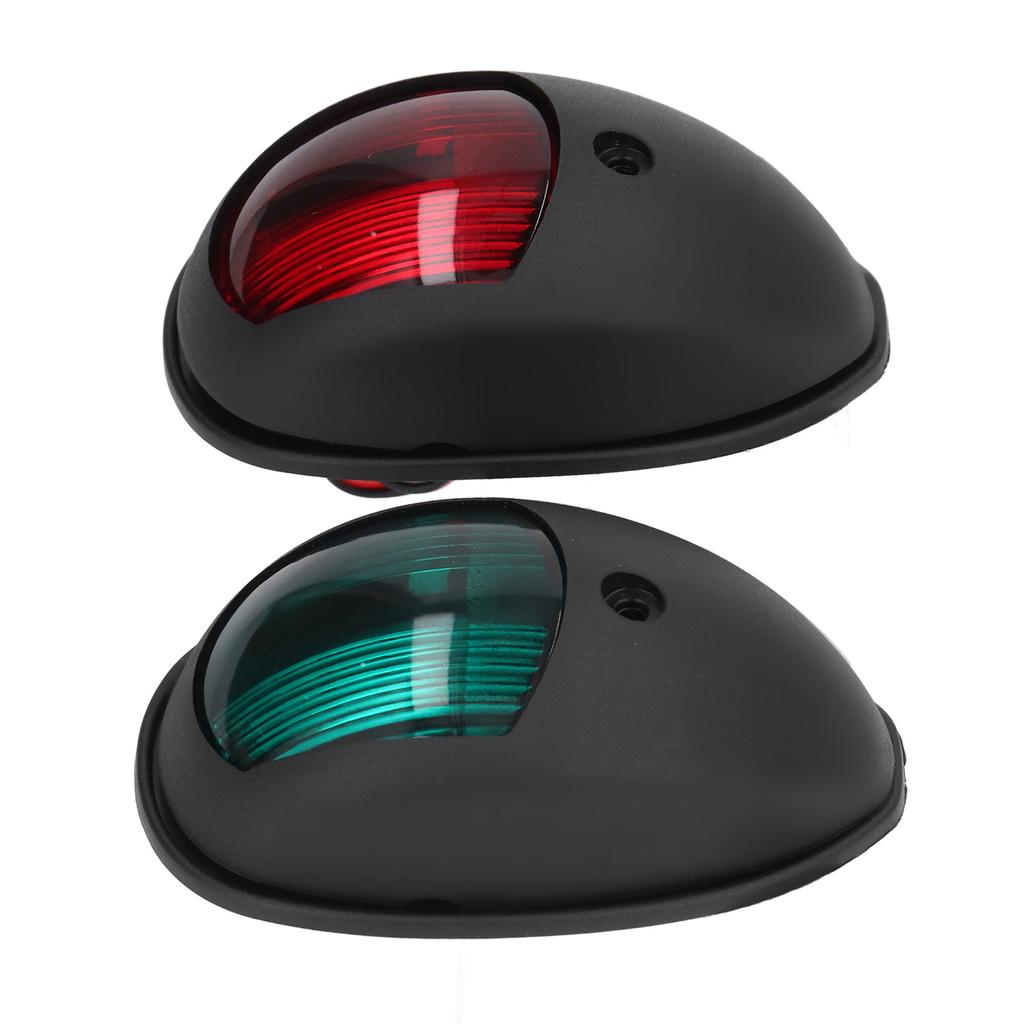 2 Pcs LED Boat Navigation Light Green   Red Port 1NM Visibility IP66 Waterproof LED Boat Bow Lights  1224V