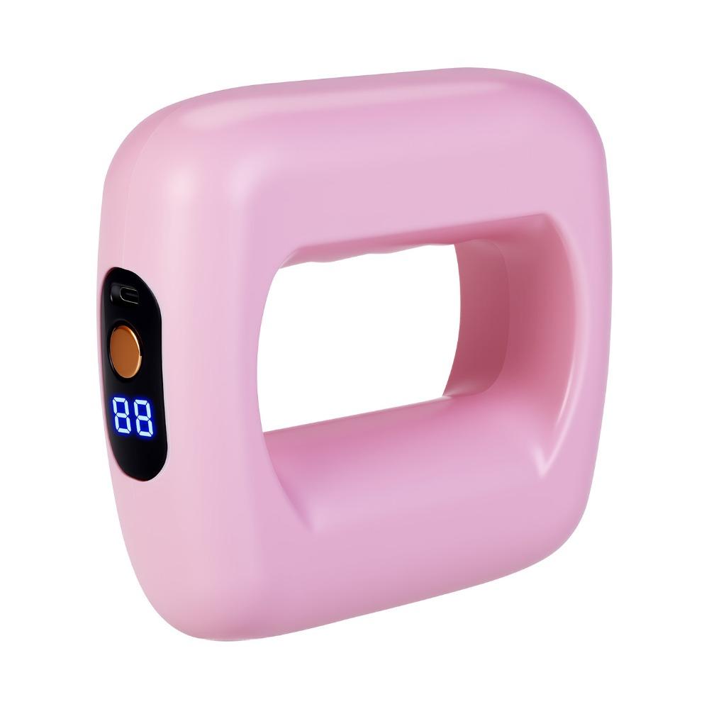 Portable Electric Body Slimming Machine Ergonomic Muscle Handheld Massager Yoga розовый