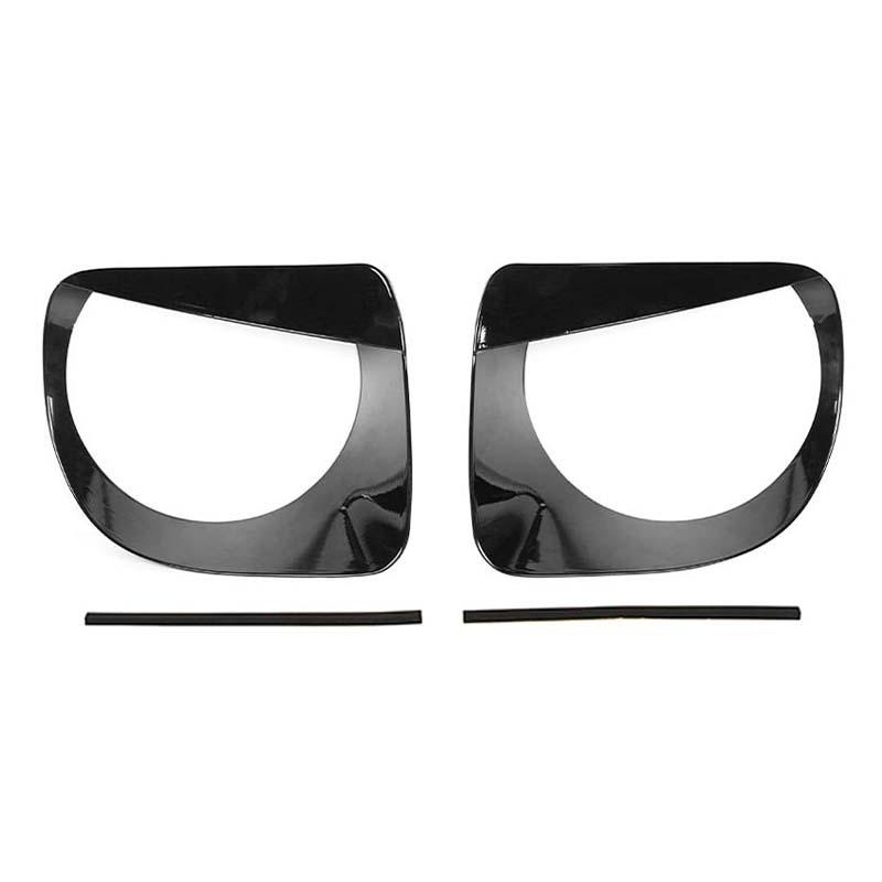 

Автомобильный ABS фара защитная крышка фары декоративная крышка для Jeep Renegade 2019 Up автомобильные внешние аксессуары чёрный