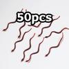50Pcs Realistic Bugs Funny Toy Fake Cockroach Novelty Insects Halloween Prank Simulation Tricky Disgusting Scary Party Supplies