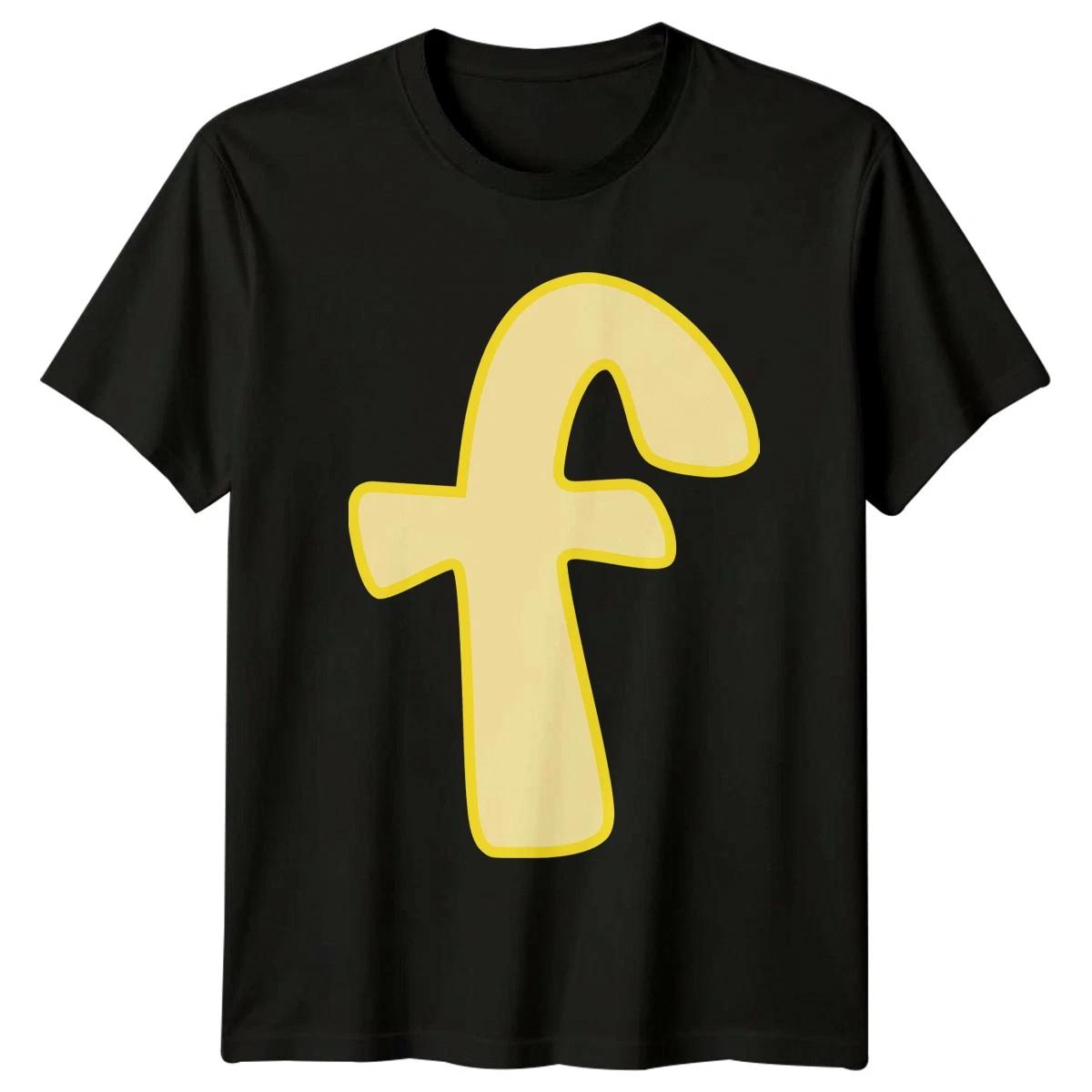 Letter G Monogram Alphabet Mens T-Shirt Womens Tee Initial Graphic Unisex Top L