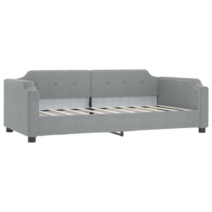 VidaXL Daybed Light Grey 80x200 Cm Fabric 354200