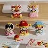 Chinese Culture Micro Building Block Model Kawaii Dancing Lion 3D DIY Puzzle Figure Assembled Magic Bricks Toys For Kids Gift