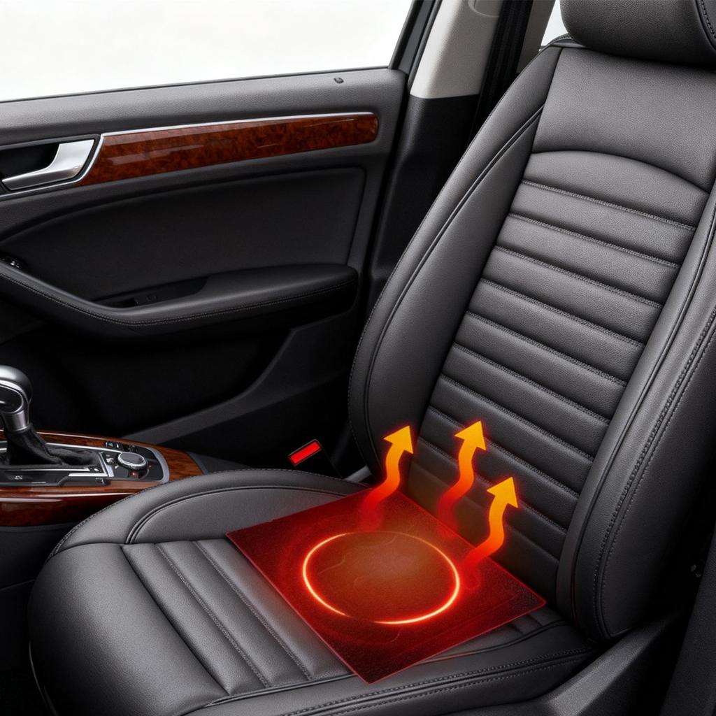 Car Defogger Heated Pad Compact Cold Weather Windshield Snow Remover Heating Pad For Truck Sedan Minivan Morning Routine