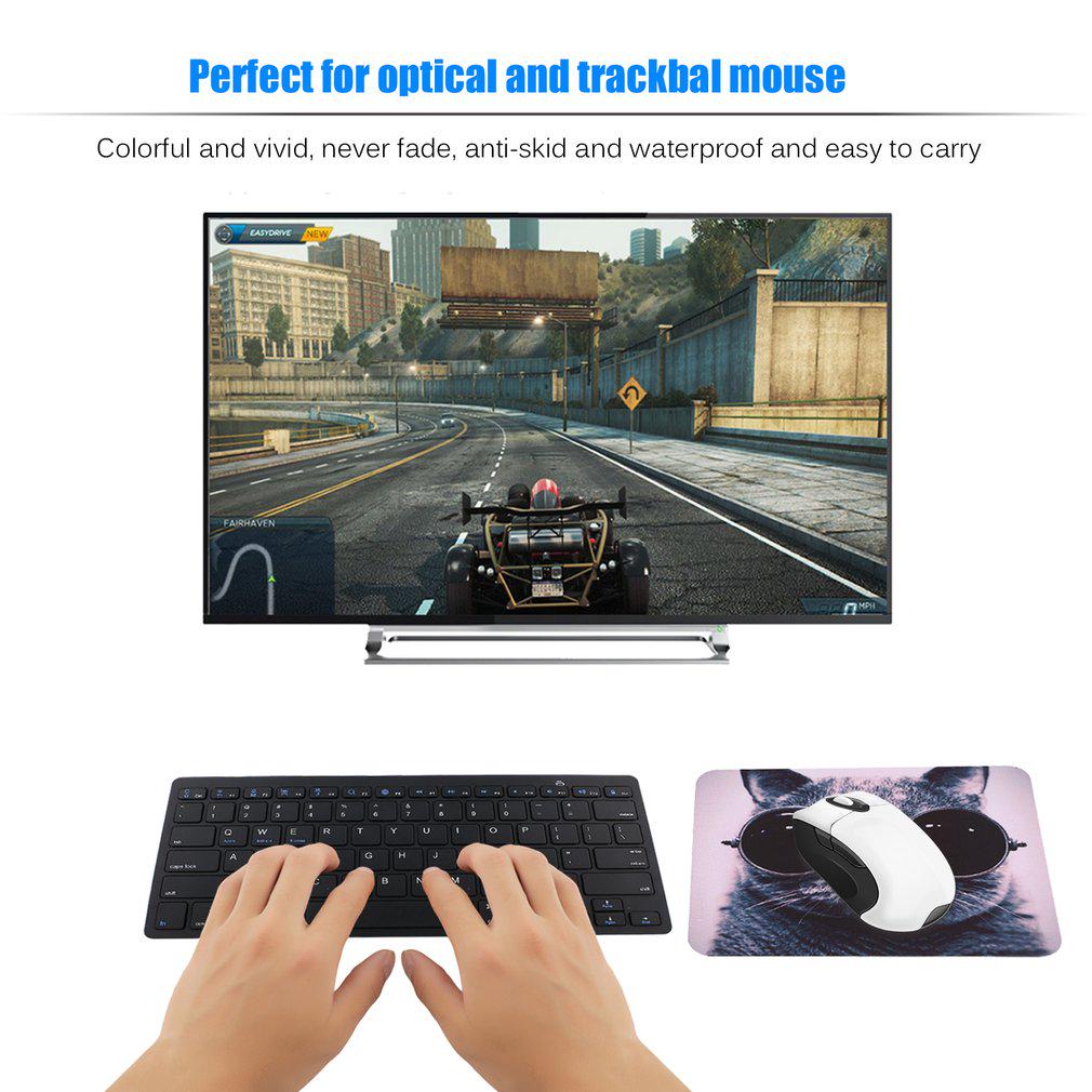 3D Pistol Pattern Anti-Slip Mouse Pad Mat Laptop Computer Mice Pad For Optical Laser Mouse Waterproof Table Mat Dropshipping