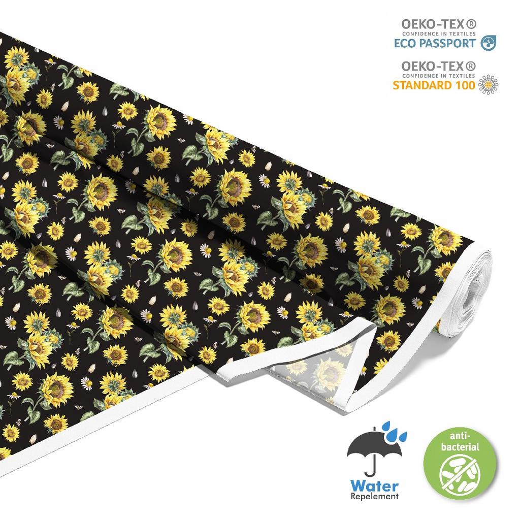 Outdoor Dekostoffe Oxford - Motiv Sonnenblumen 2 I Dx672