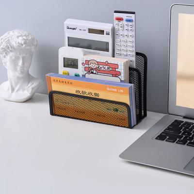 Papers Trays Notebook Stand Rack Desk 3-Layer Black Metal Iron Mesh Holder For Magazine Document File Book Rack Organizer Office