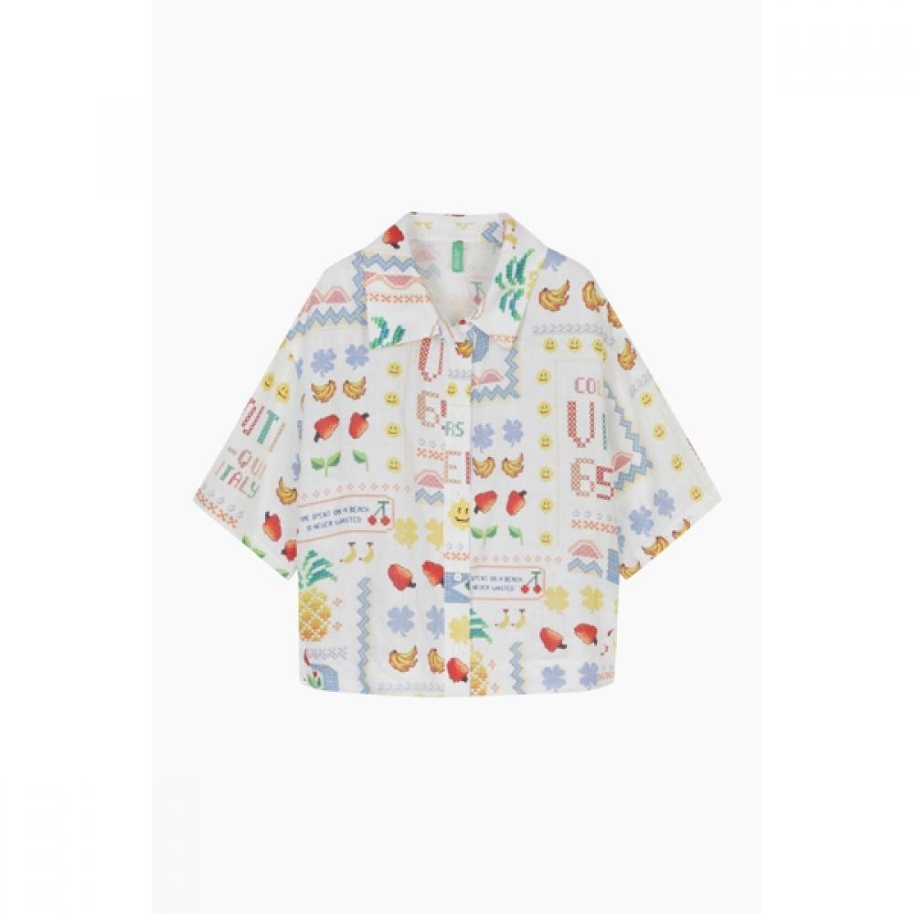 

Benetton Pisa Blouse Babl05441 IV (ivory)/44