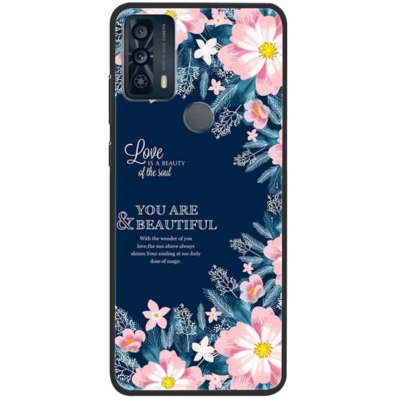 Funda For TCL 20B Case 6159K Silicone Soft Fashion TPU Phone Cover for TCL 20B Case for TCL 20B 20 B Bumper Protective TPU Shell