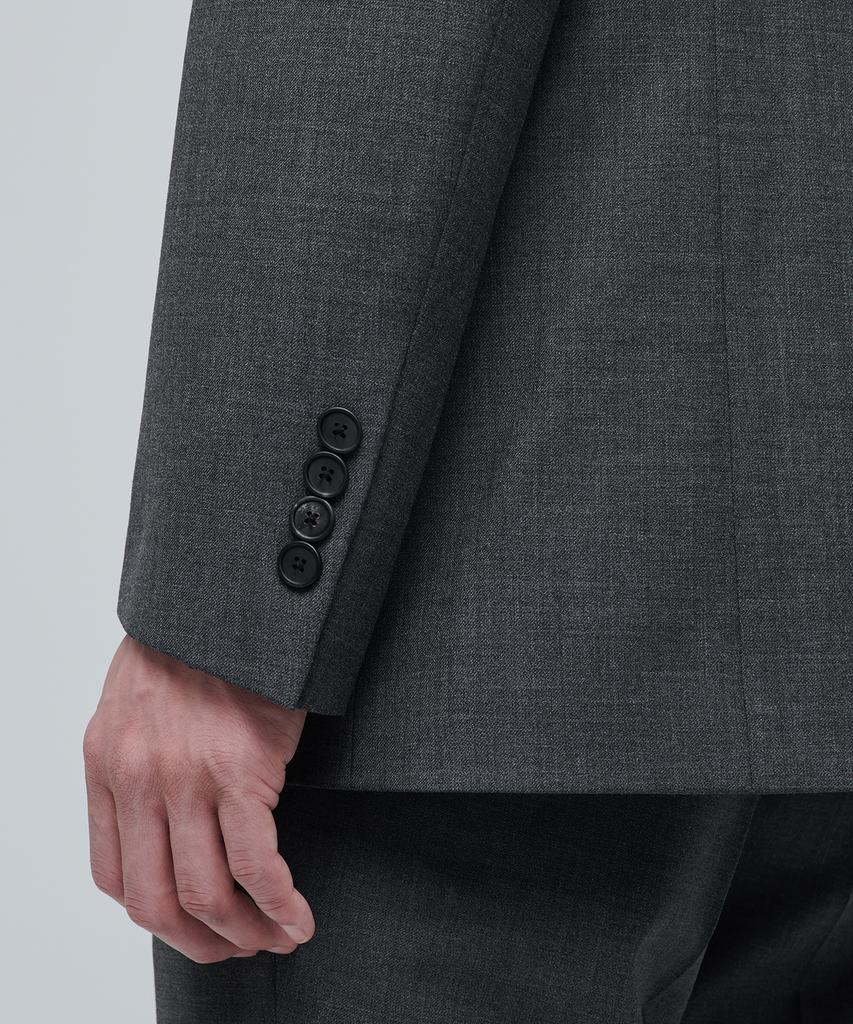 Musinsa Standard Basic Wool Blazer [Medium Grey]