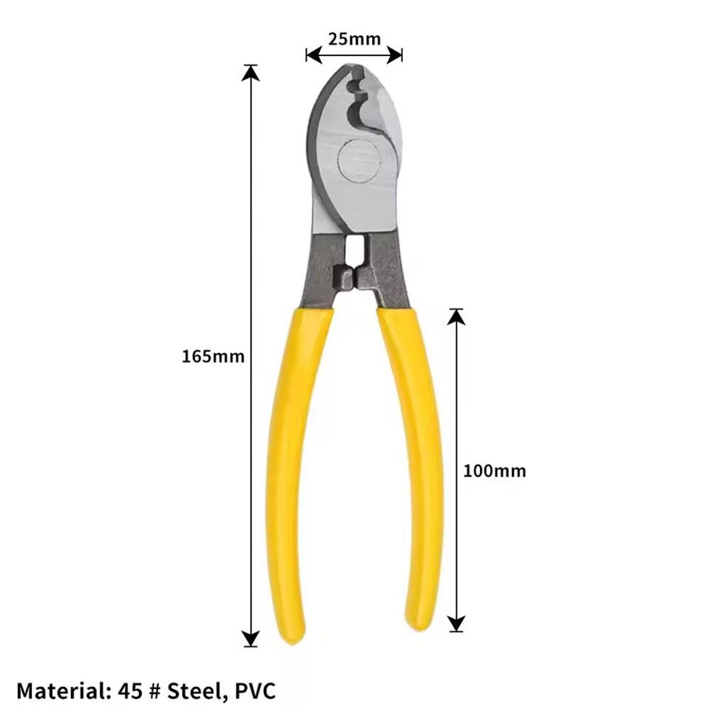 6 inch cable cutter, electric cable peeler, cutting pliers, hand tools