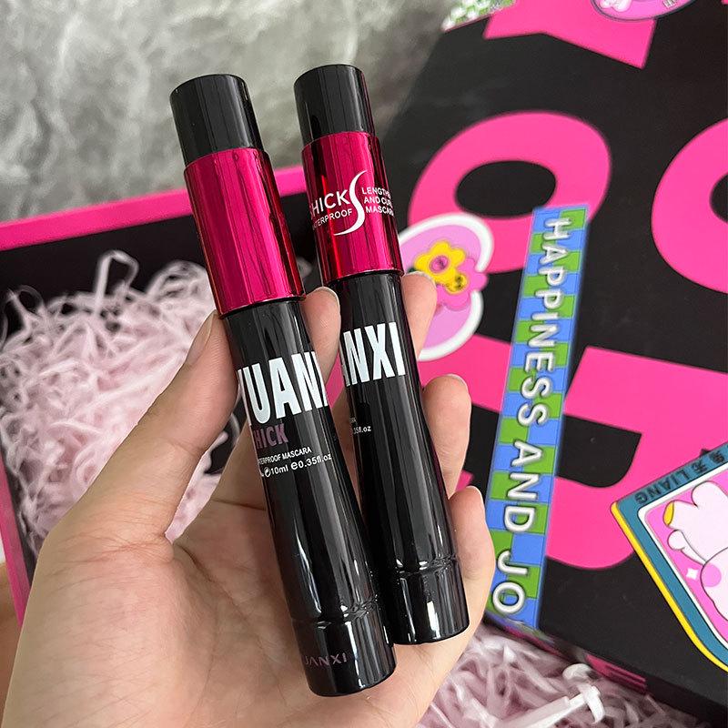 Little Fish Begonia Waterproof Mascara - Long-Lasting, Lengthening, Curling, Smudge-Proof, Volumizing, and Lash-Separating.